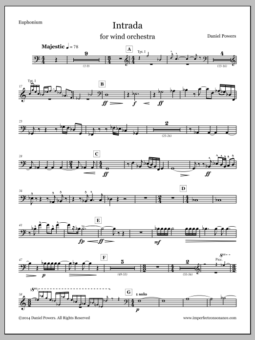 Intrada - Euphonium