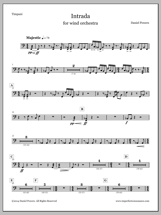 Intrada - Timpani