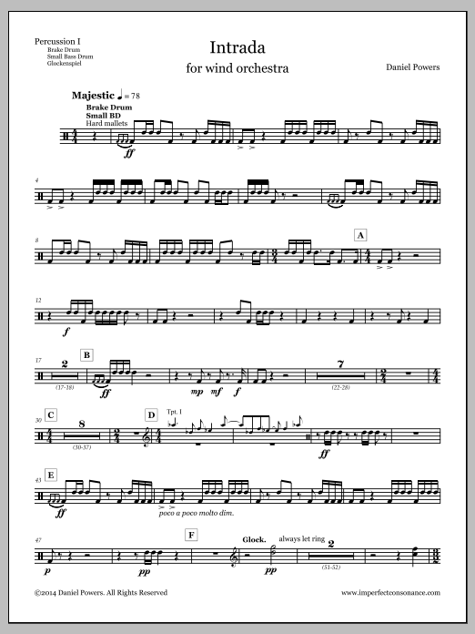 Intrada - Percussion
