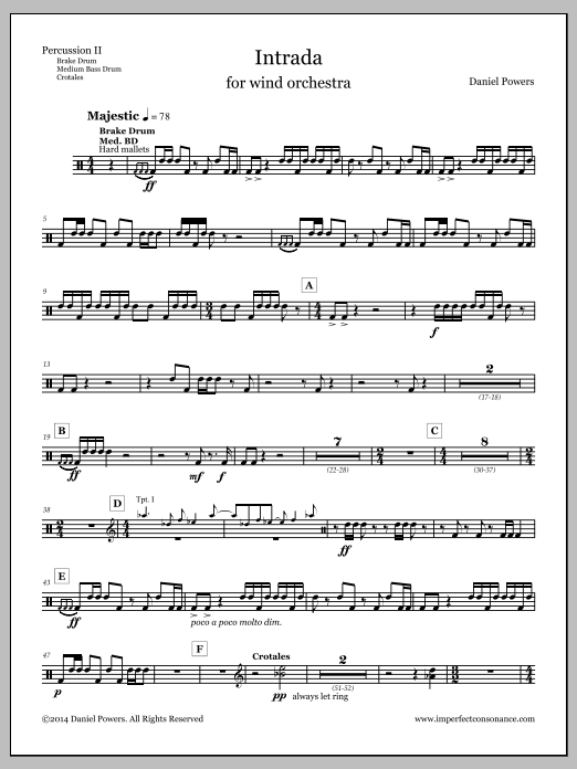 Intrada - Percussion