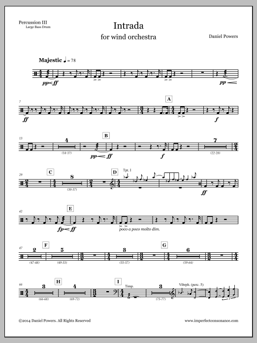 Intrada - Percussion