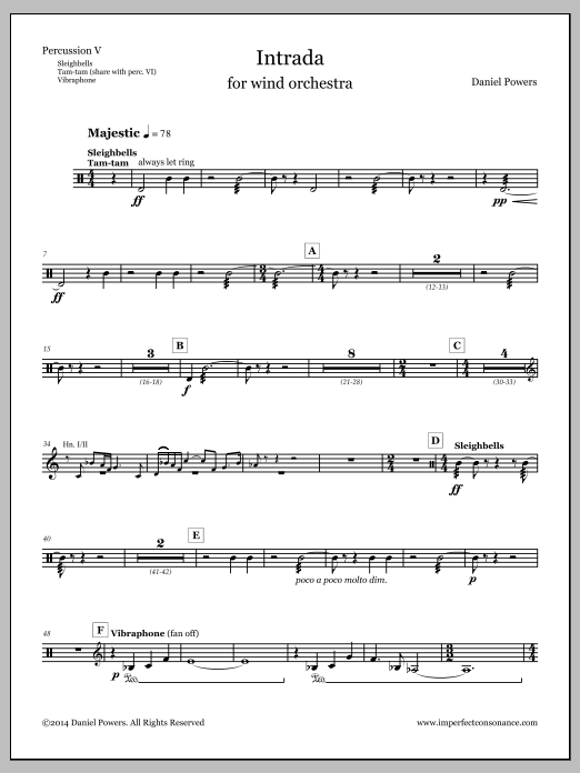 Intrada - Percussion