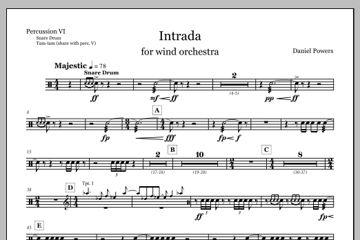 Intrada - Percussion