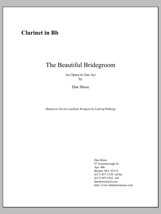 The Beautiful Bridegroom - Clarinet