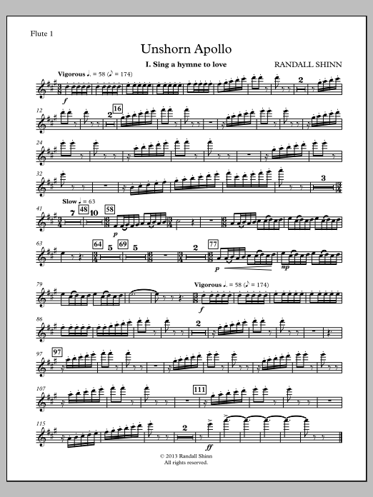 Unshorn Apollo - Flute