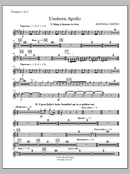 Unshorn Apollo - Trumpet