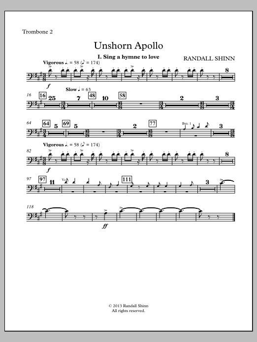 Unshorn Apollo - Trombone