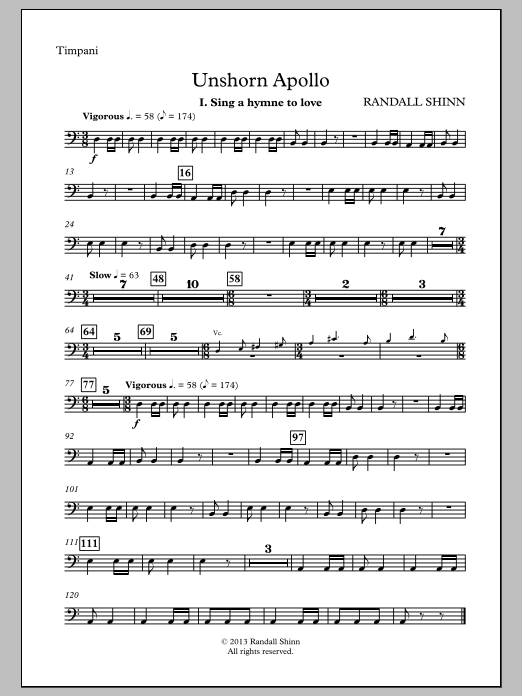 Unshorn Apollo - Timpani