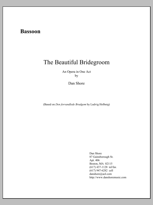 The Beautiful Bridegroom - Bassoon