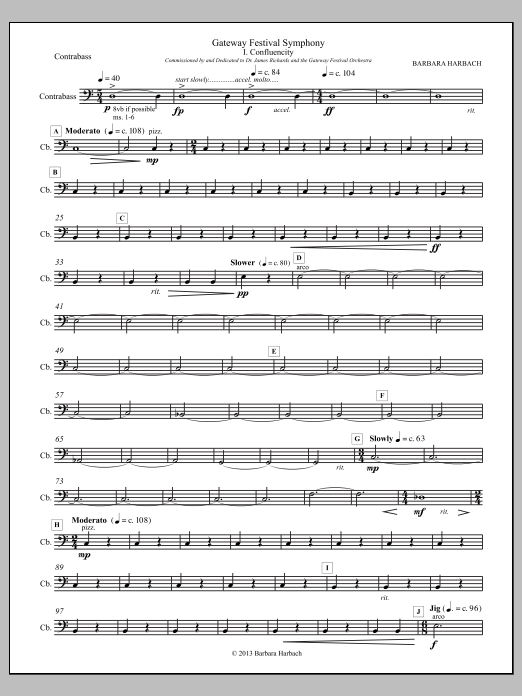 Gateway Symphony Orchestra - Contrabass