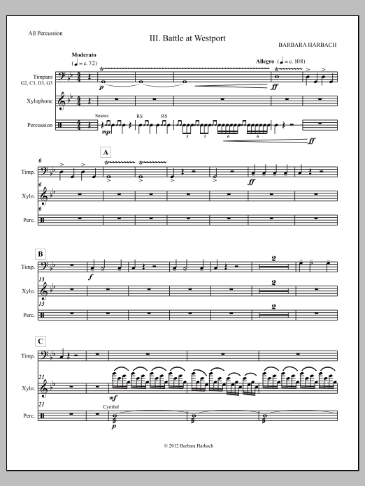 A State Divided - a Missouri Symphony - Percussion