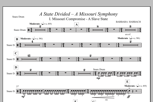 A State Divided - a Missouri Symphony - Percussion