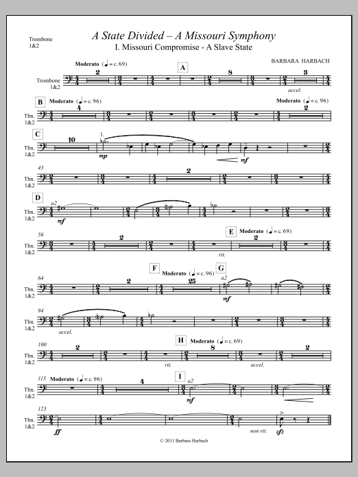 A State Divided - a Missouri Symphony - Trombone