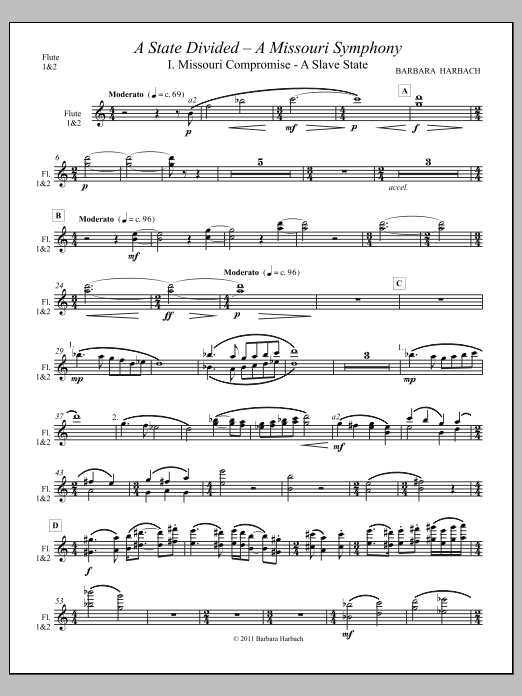 A State Divided - a Missouri Symphony - Piccolo