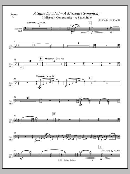 A State Divided - a Missouri Symphony - Bassoon