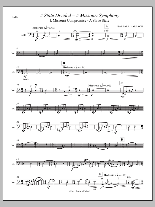 A State Divided - a Missouri Symphony - Violoncello