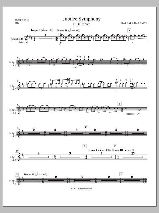 Jubilee Symphony - Trumpet