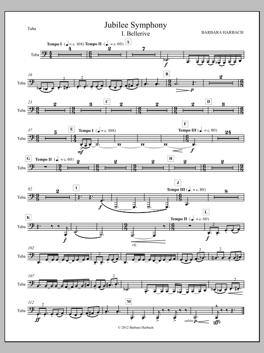Jubilee Symphony - Tuba
