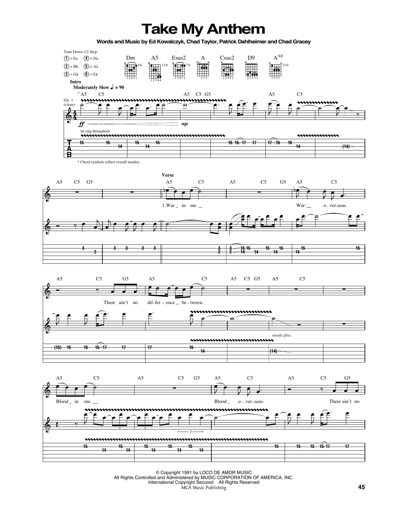 Take My Anthem
