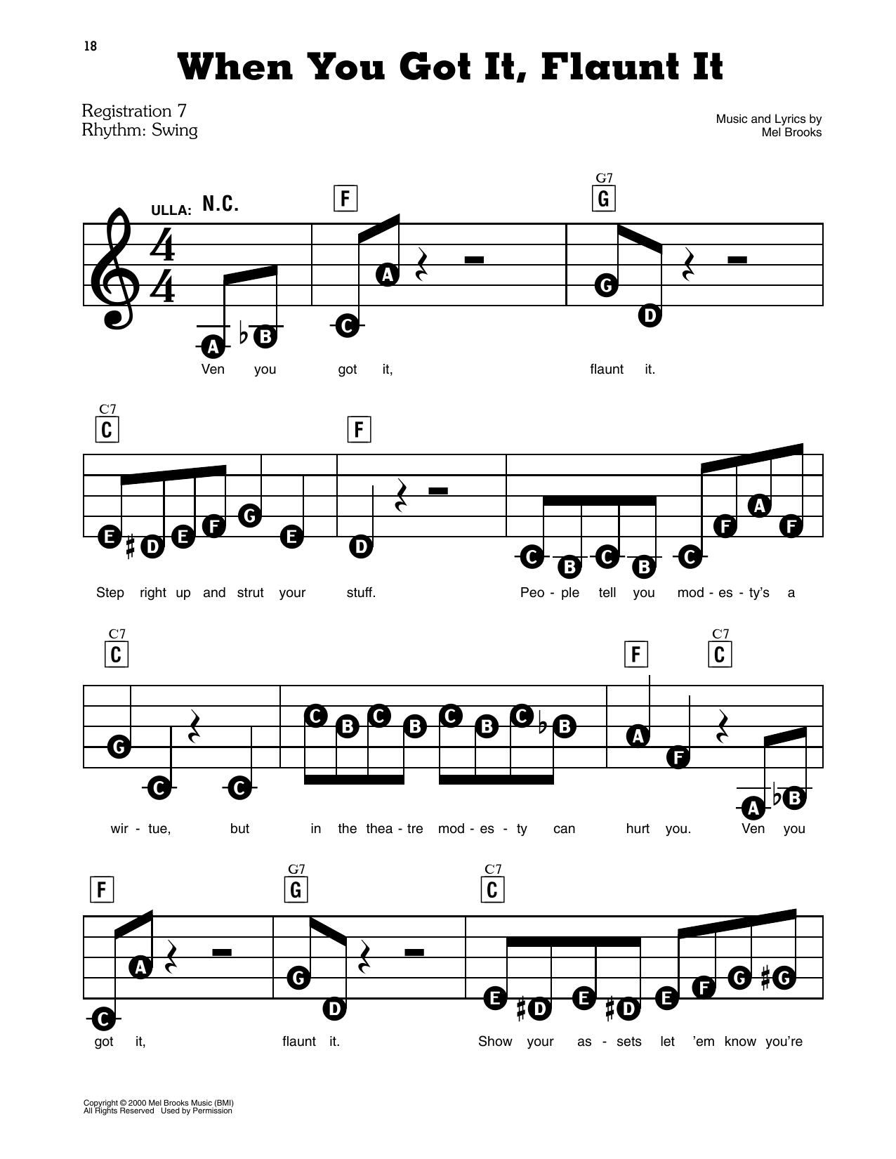 When You Got It, Flaunt It (from The Producers)