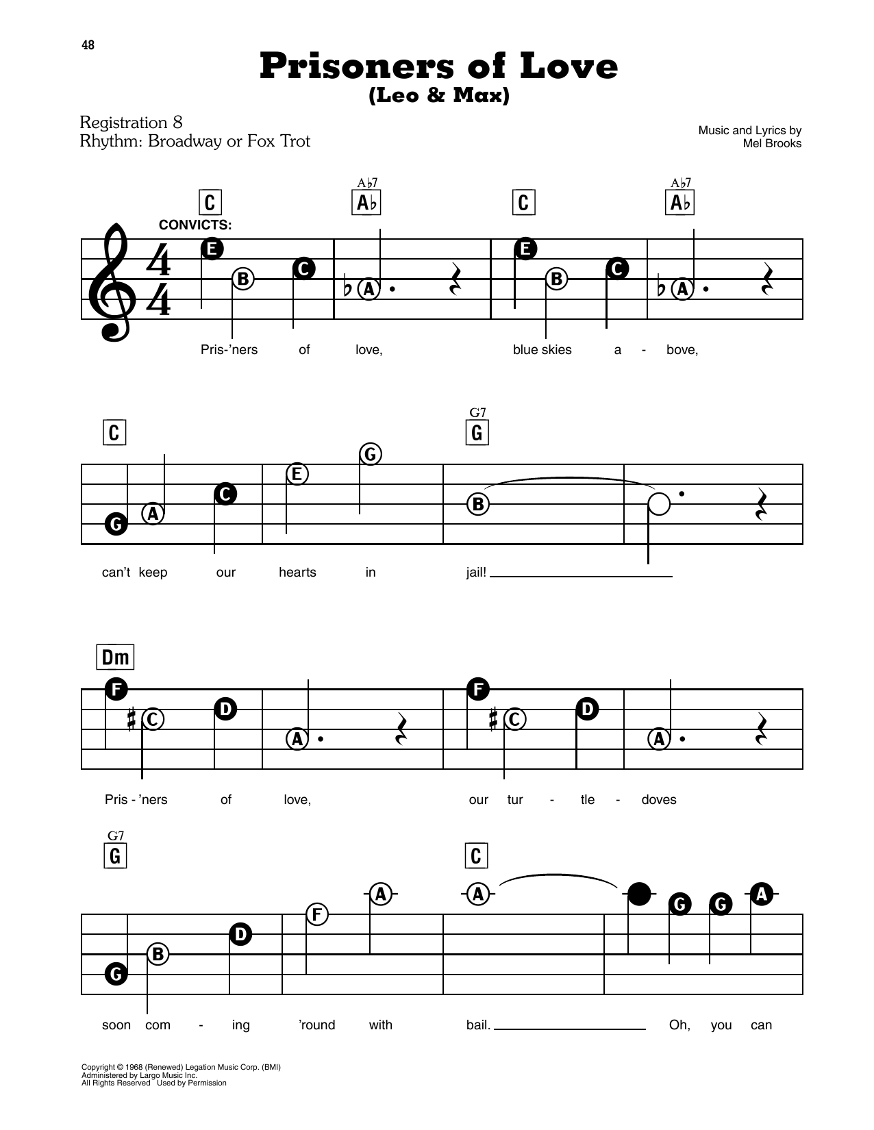 Prisoners Of Love (Leo & Max) (from The Producers)