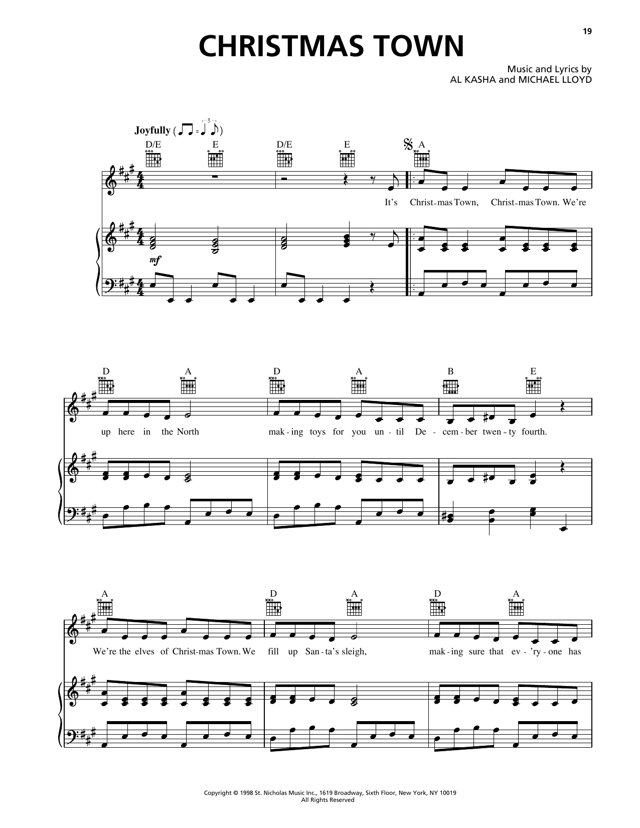 Christmas Town (from Rudolph The Red Nosed Reindeer)