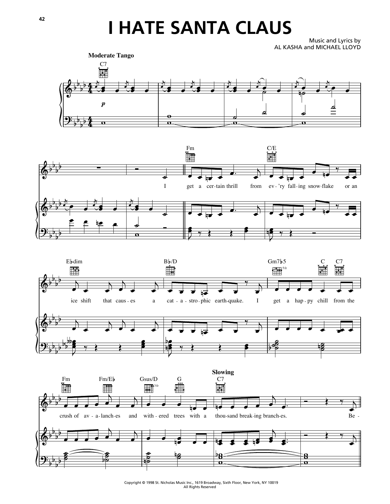 I Hate Santa Claus (from Rudolph The Red Nosed Reindeer)