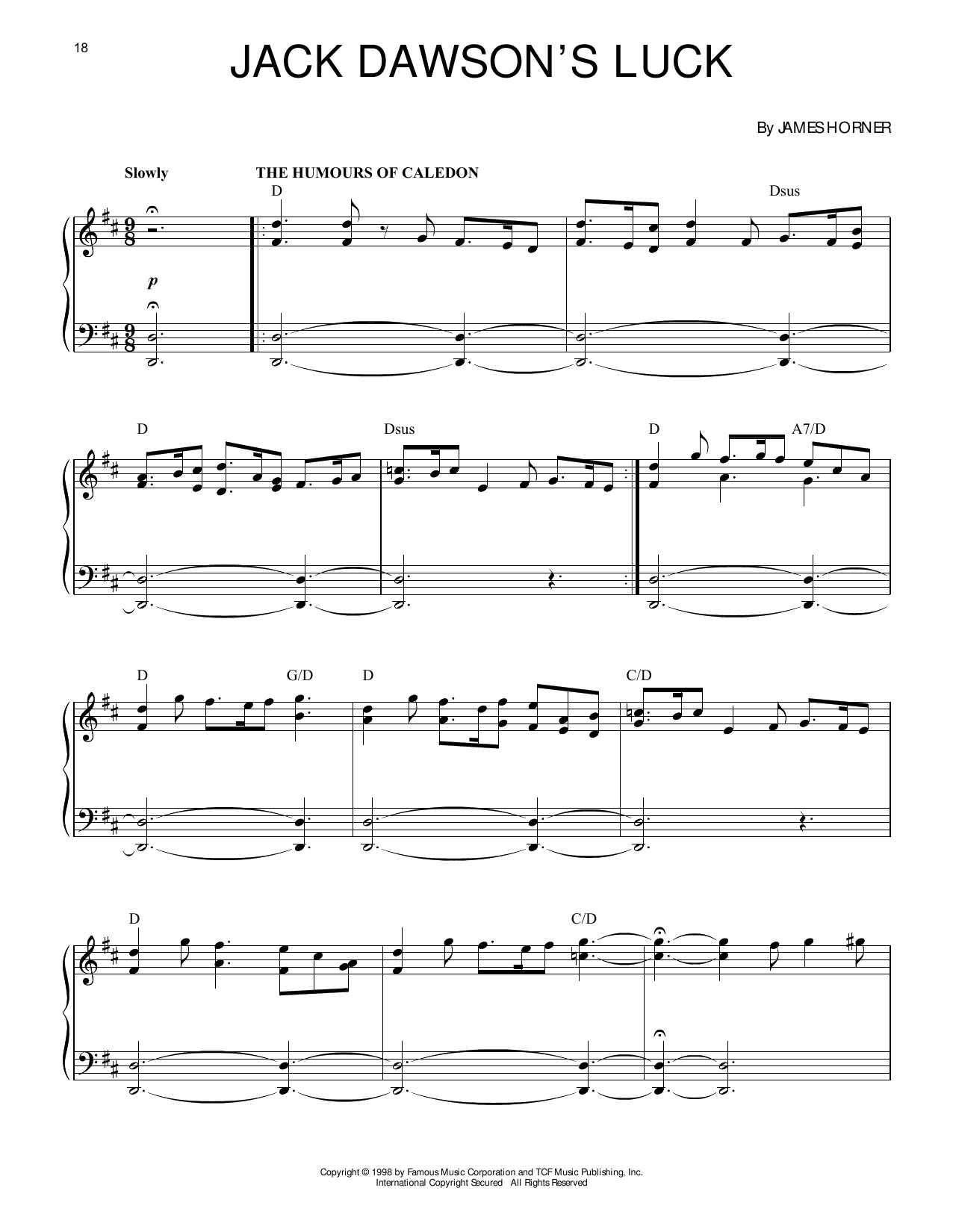 Jack Dawson's Luck (from Titanic)