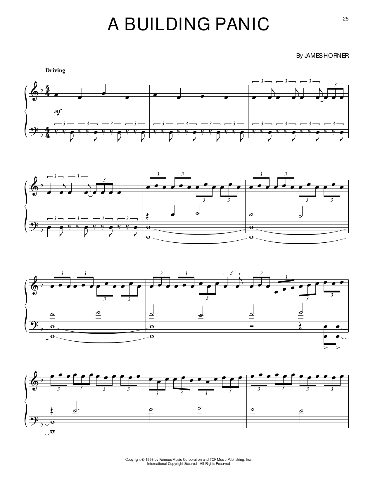 A Building Panic (from Titanic)