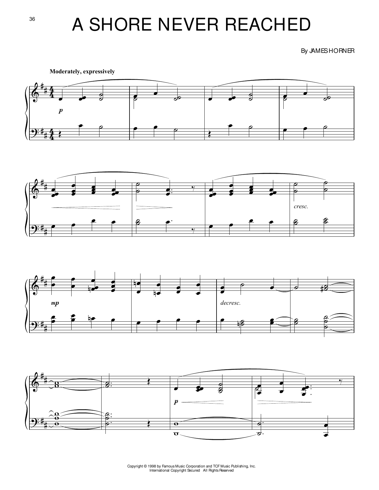 A Shore Never Reached (from Titanic)