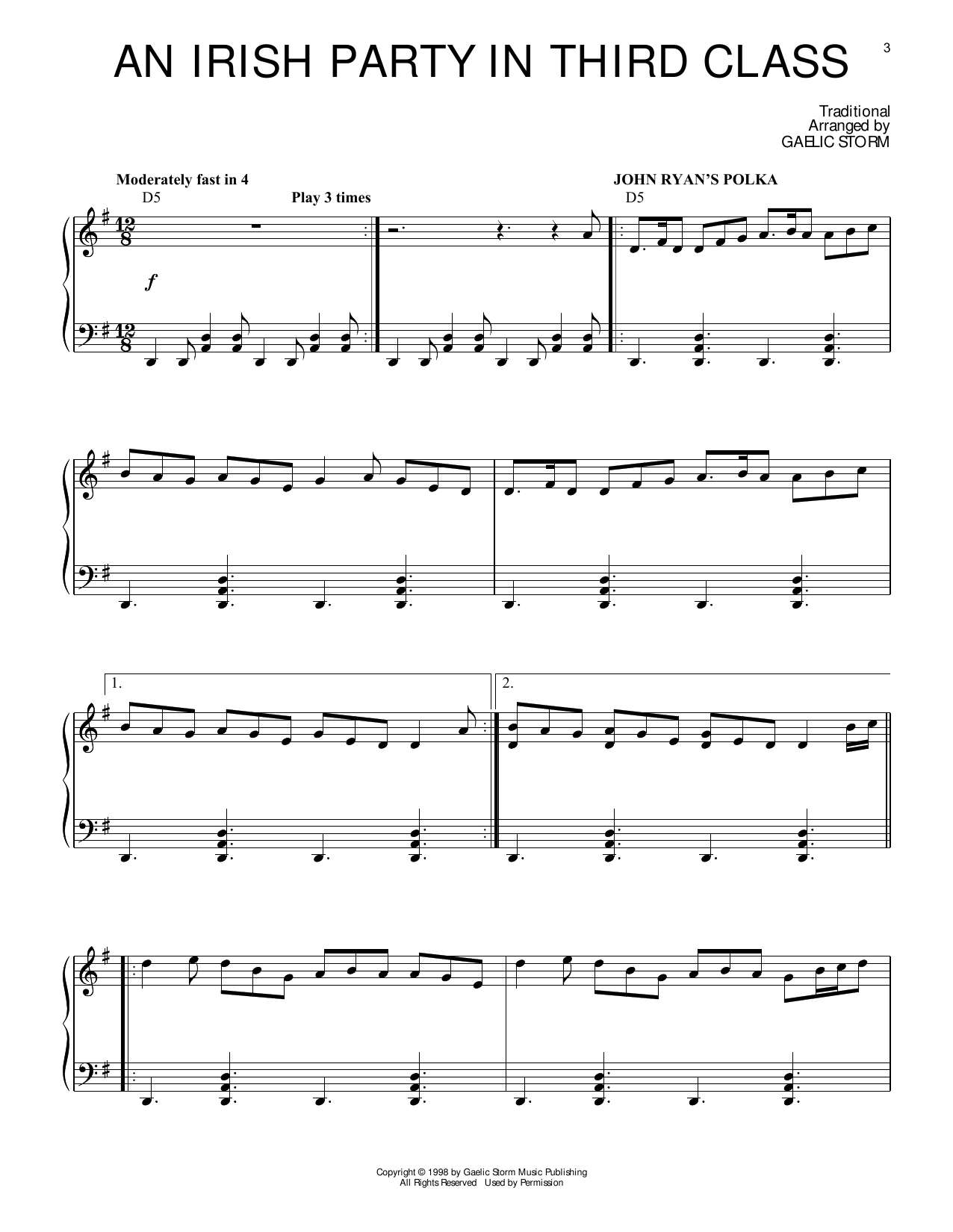 An Irish Party In Third Class (from Titanic)