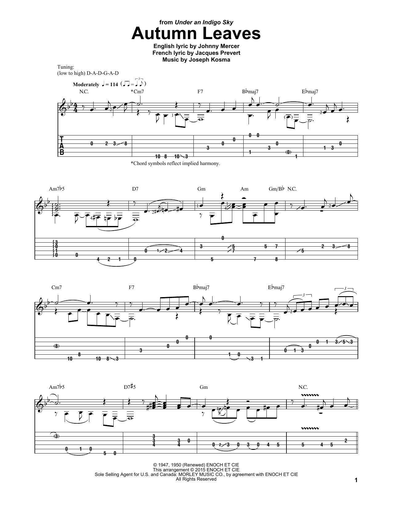 Autumn Leaves Guitar AUTUMN LEAVES Guitar Lesson chords Tab Melody Autumn Leaves Guitar AUTUMN LEAVES Guitar Lesson chords Tab Melody