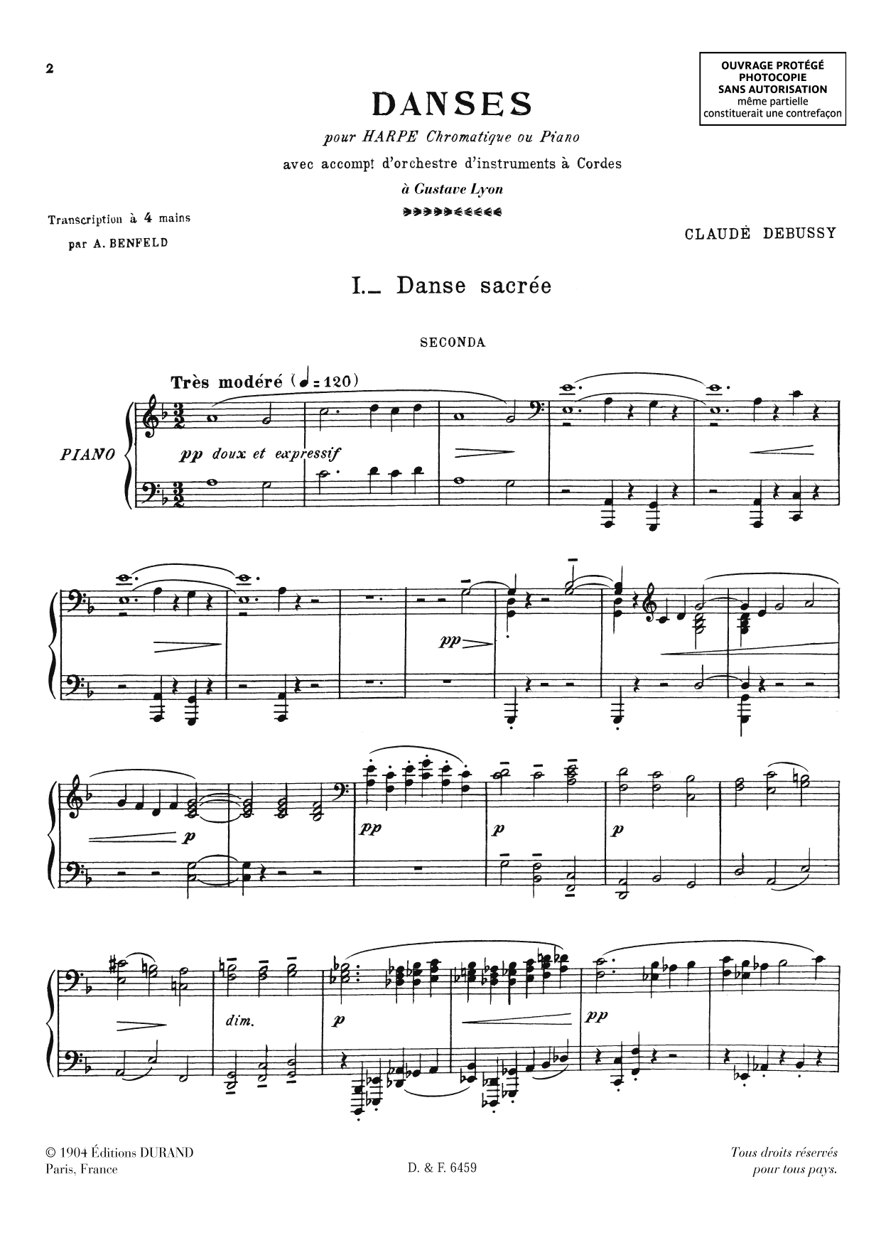Danses: Piano Duet