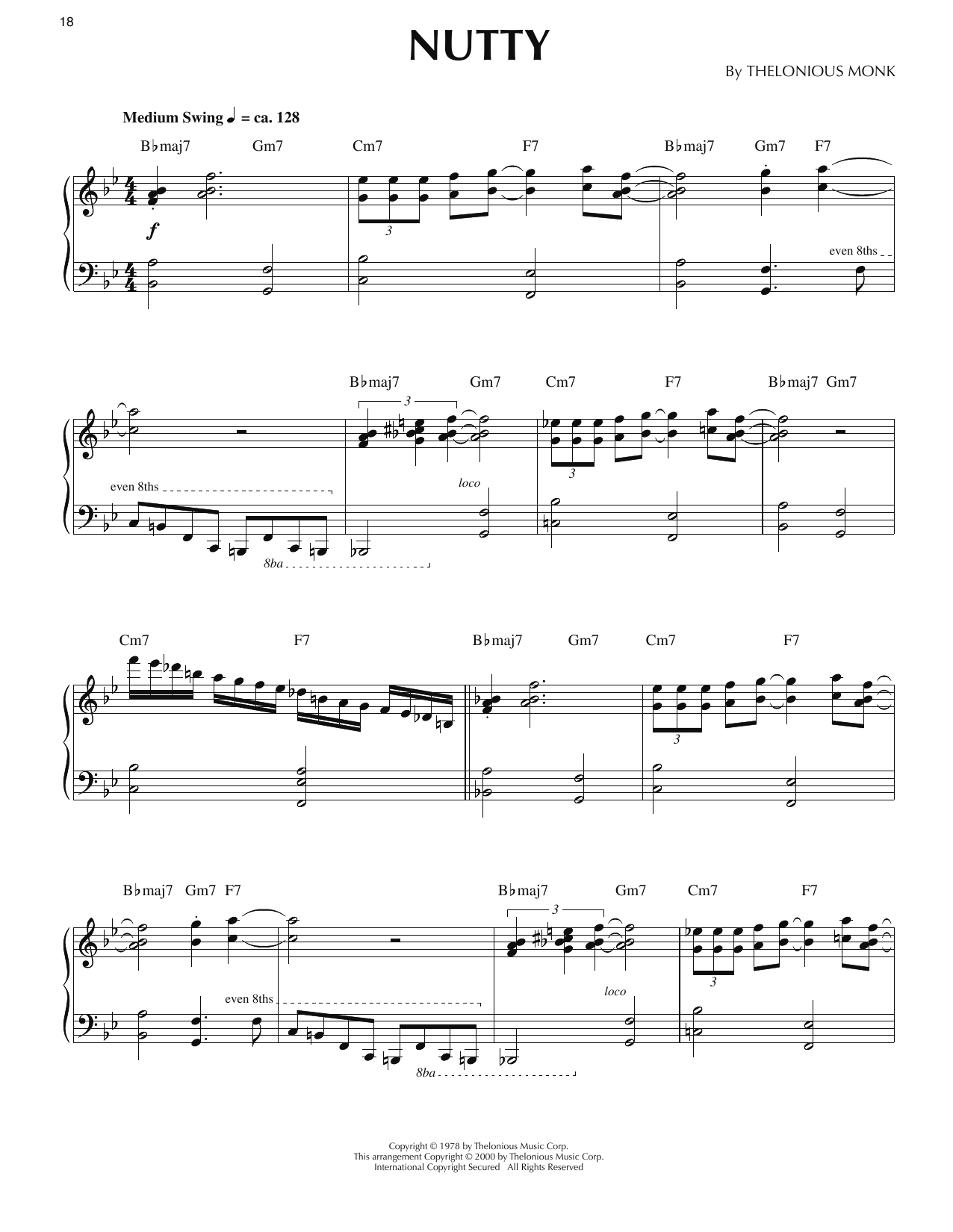 Nutty (arr. Ronnie Mathews)