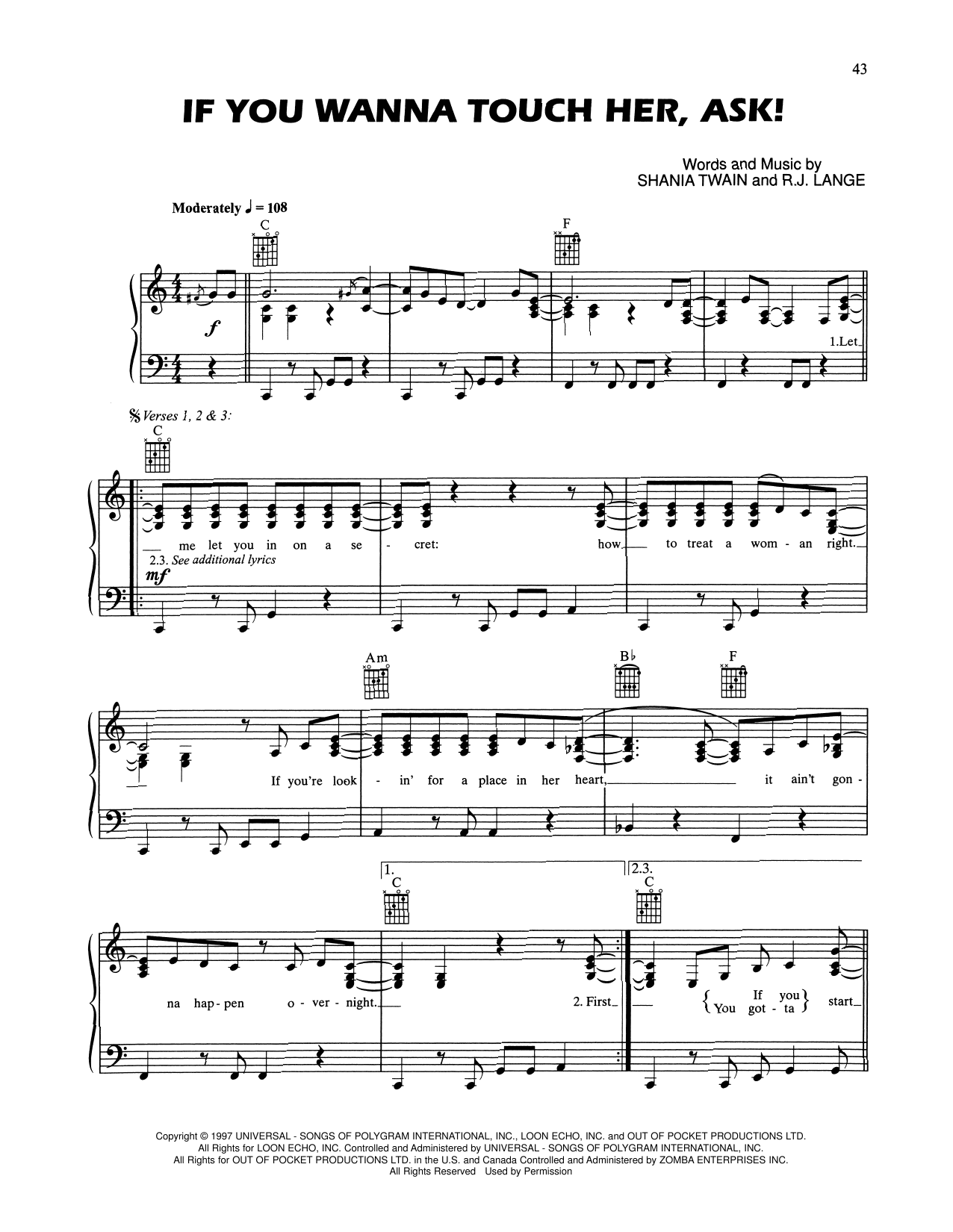 If You Wanna Touch Her, Ask!