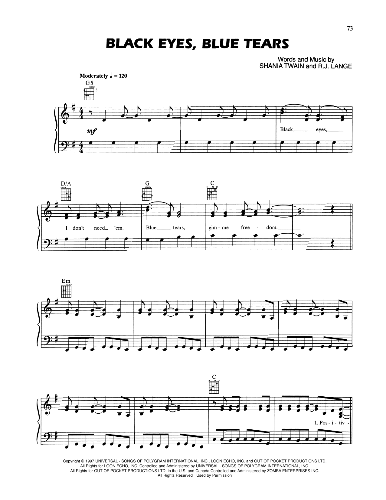 Black Eyes, Blue Tears