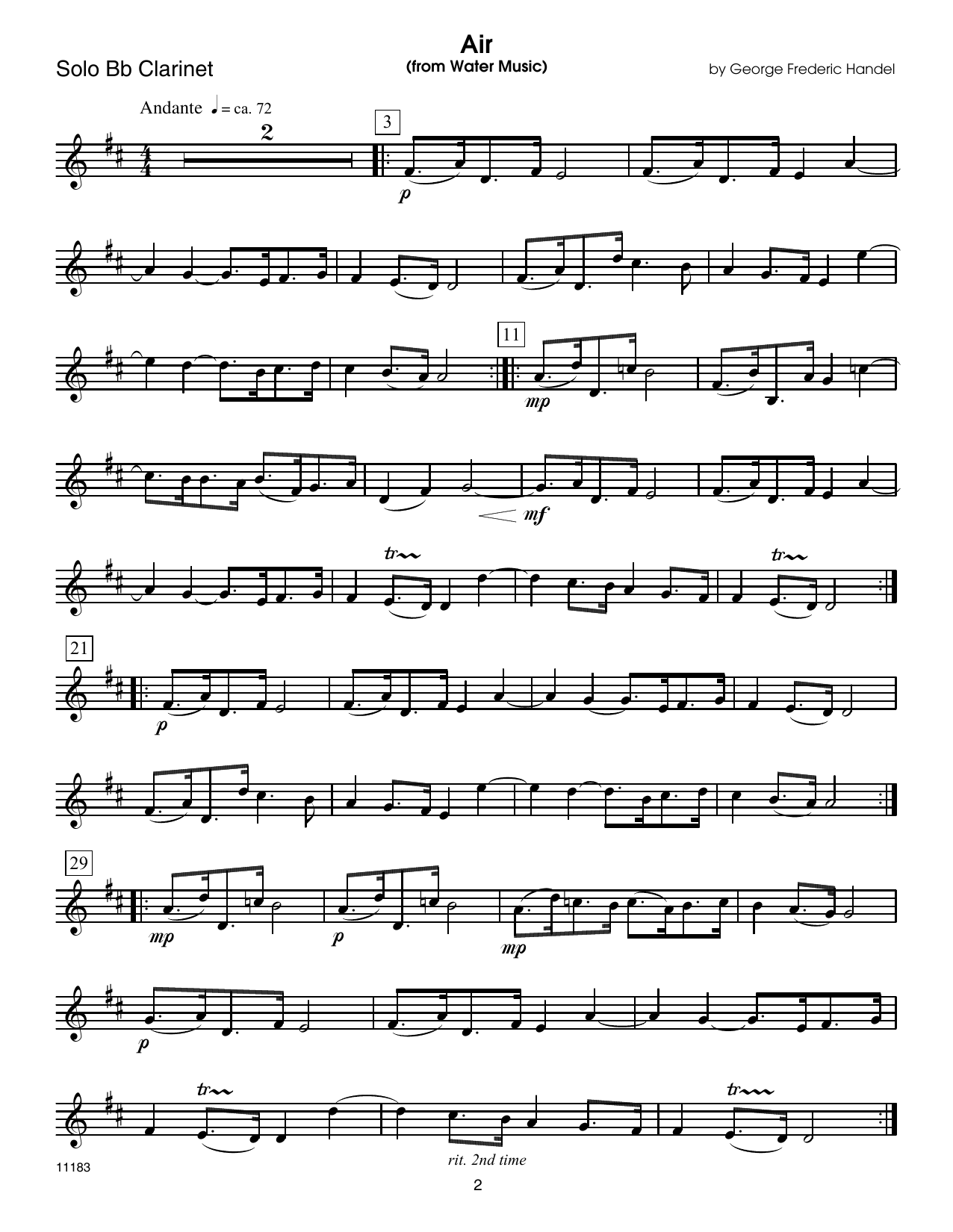 Wedding Masterworks Bb Sheet Music Frank J