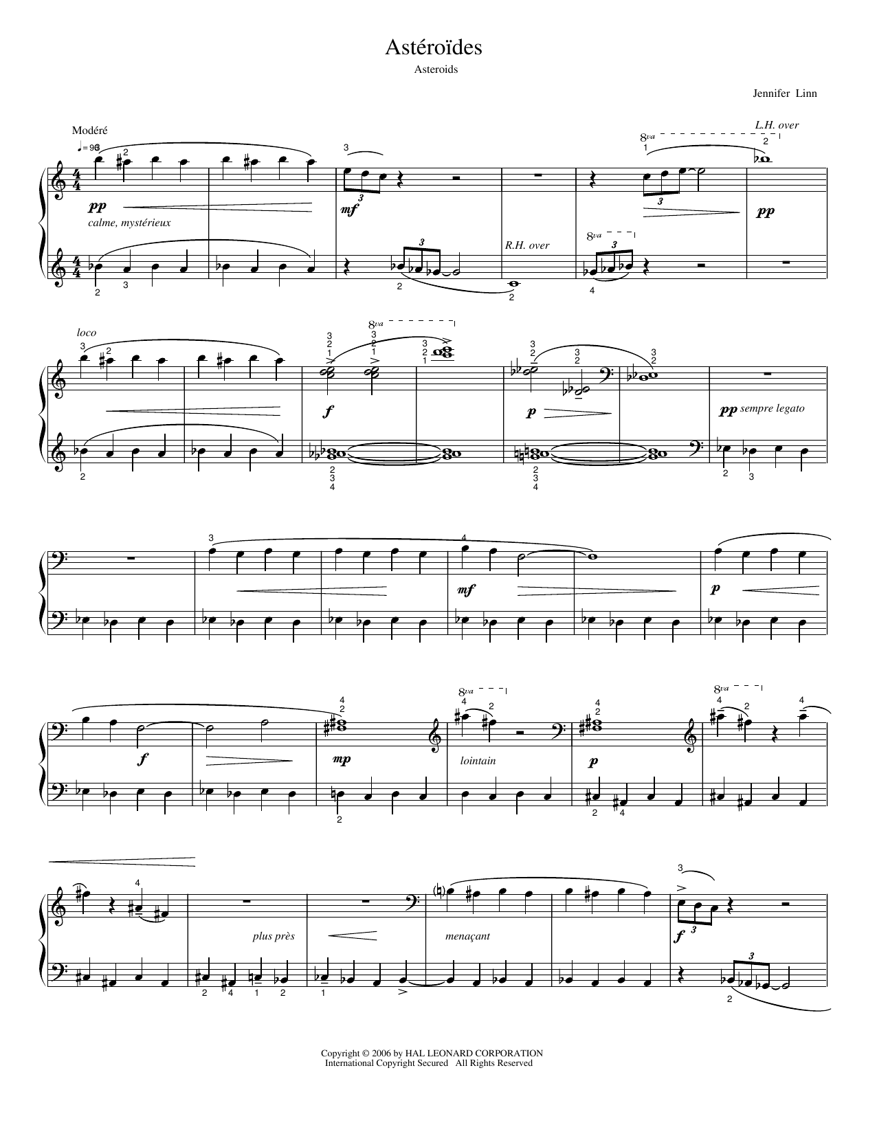 Asteroids: Piano Solo