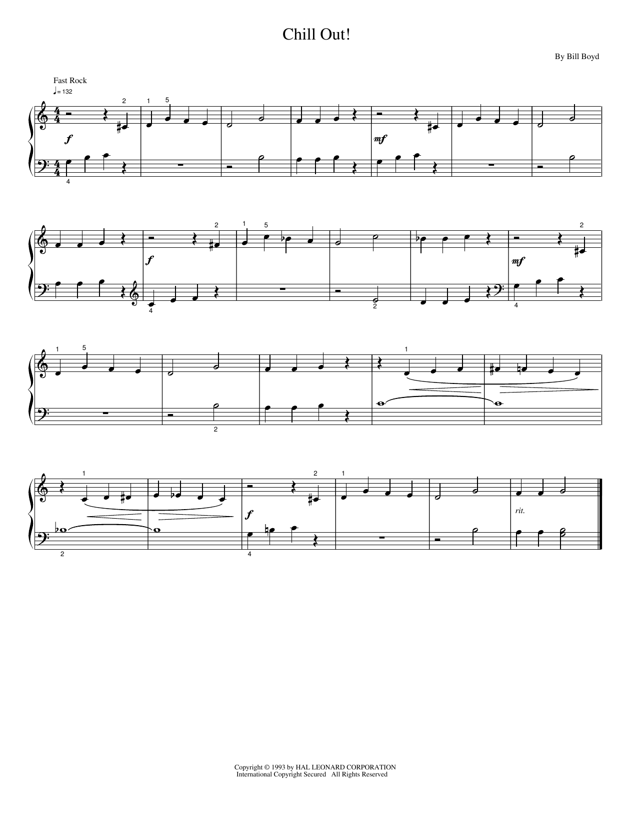 Chill Out!: Piano Solo