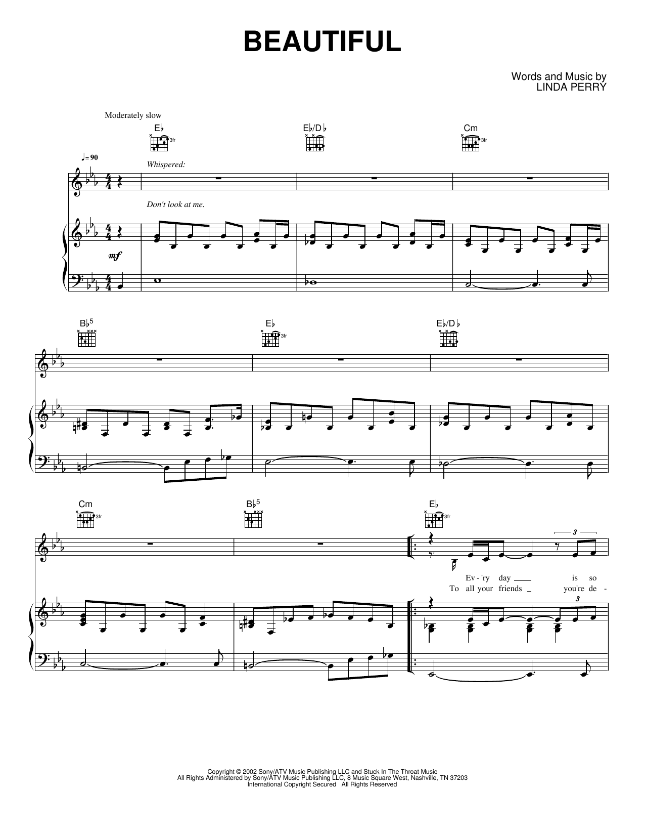 Beautiful Day: Piano/Vocal/Guitar Sheet