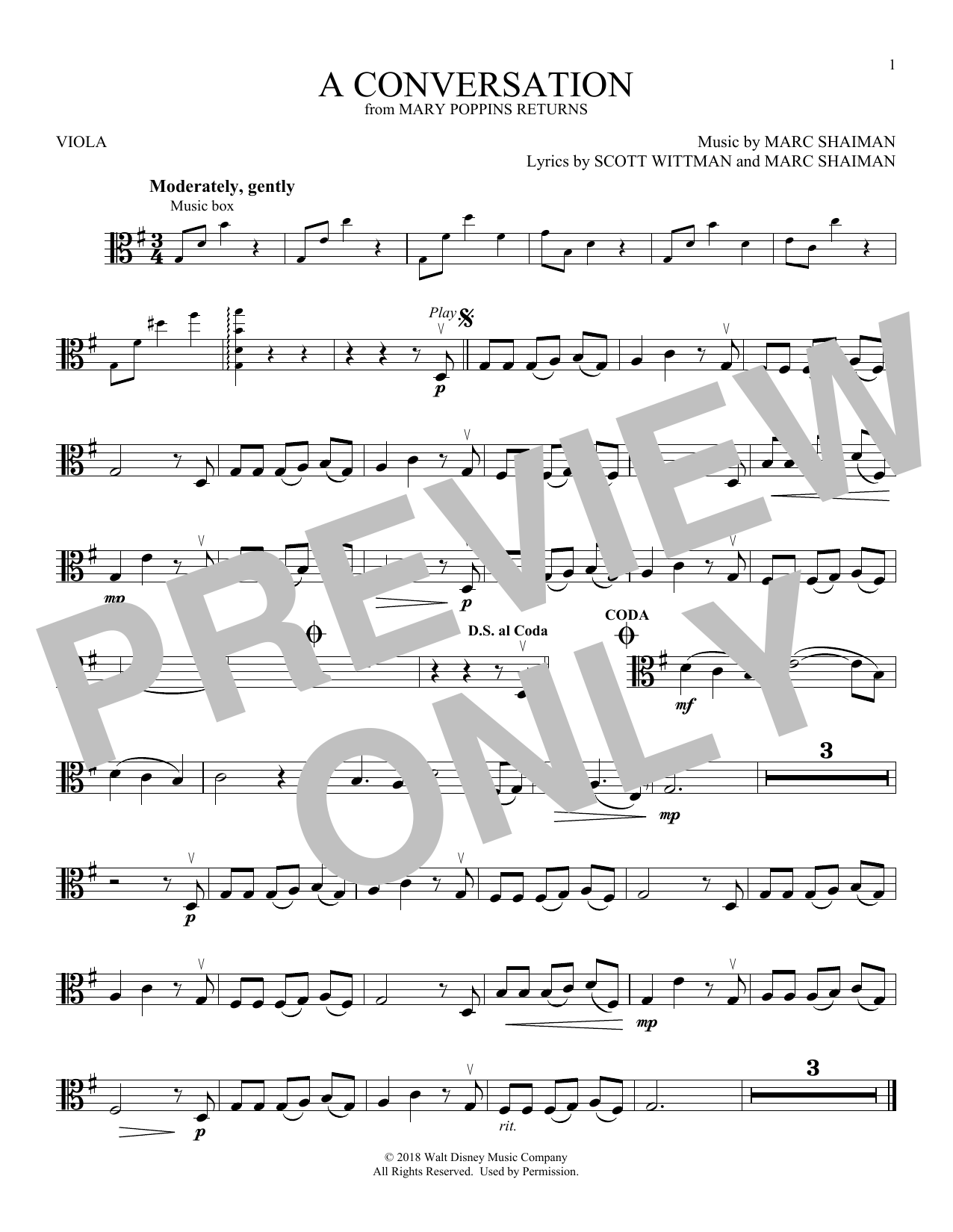 A Conversation (from Mary Poppins Returns)