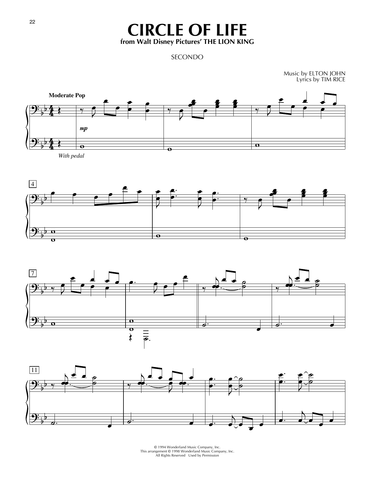 Circle Of Life (from The Lion King)