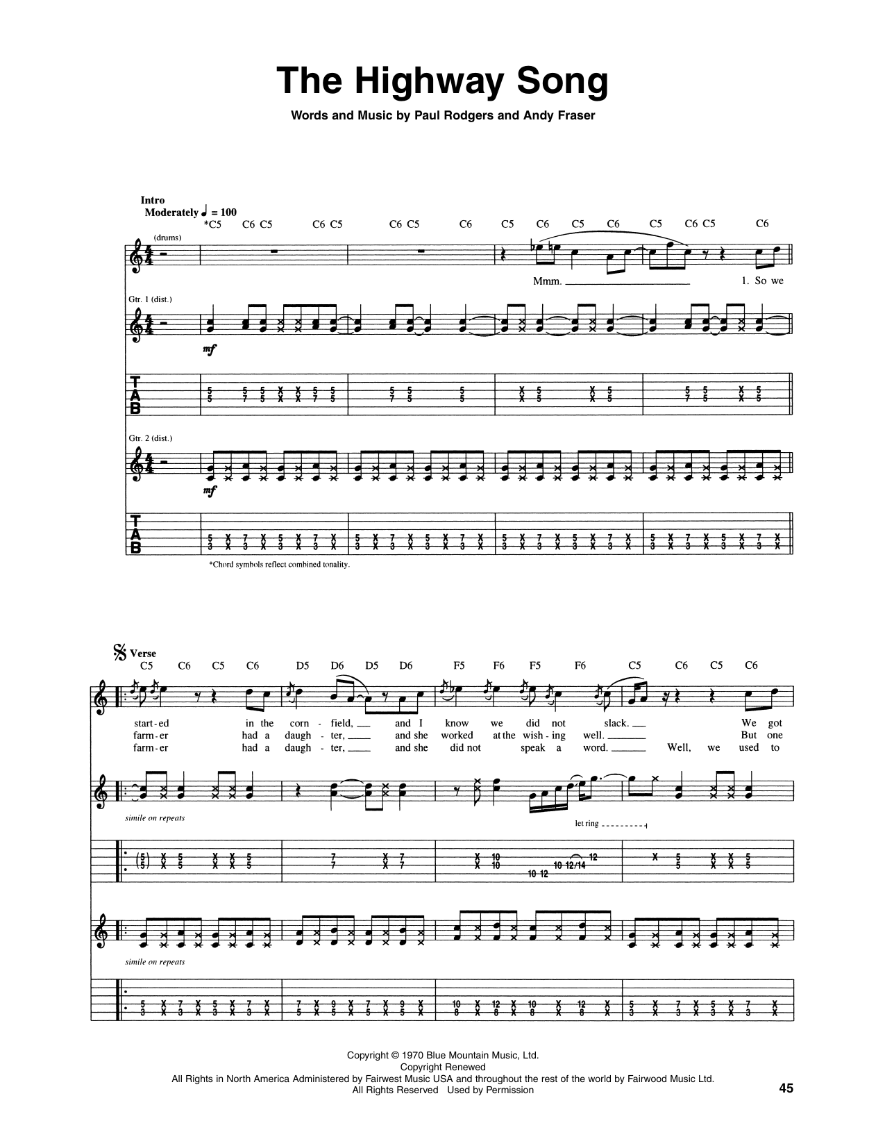 The Highway Song
