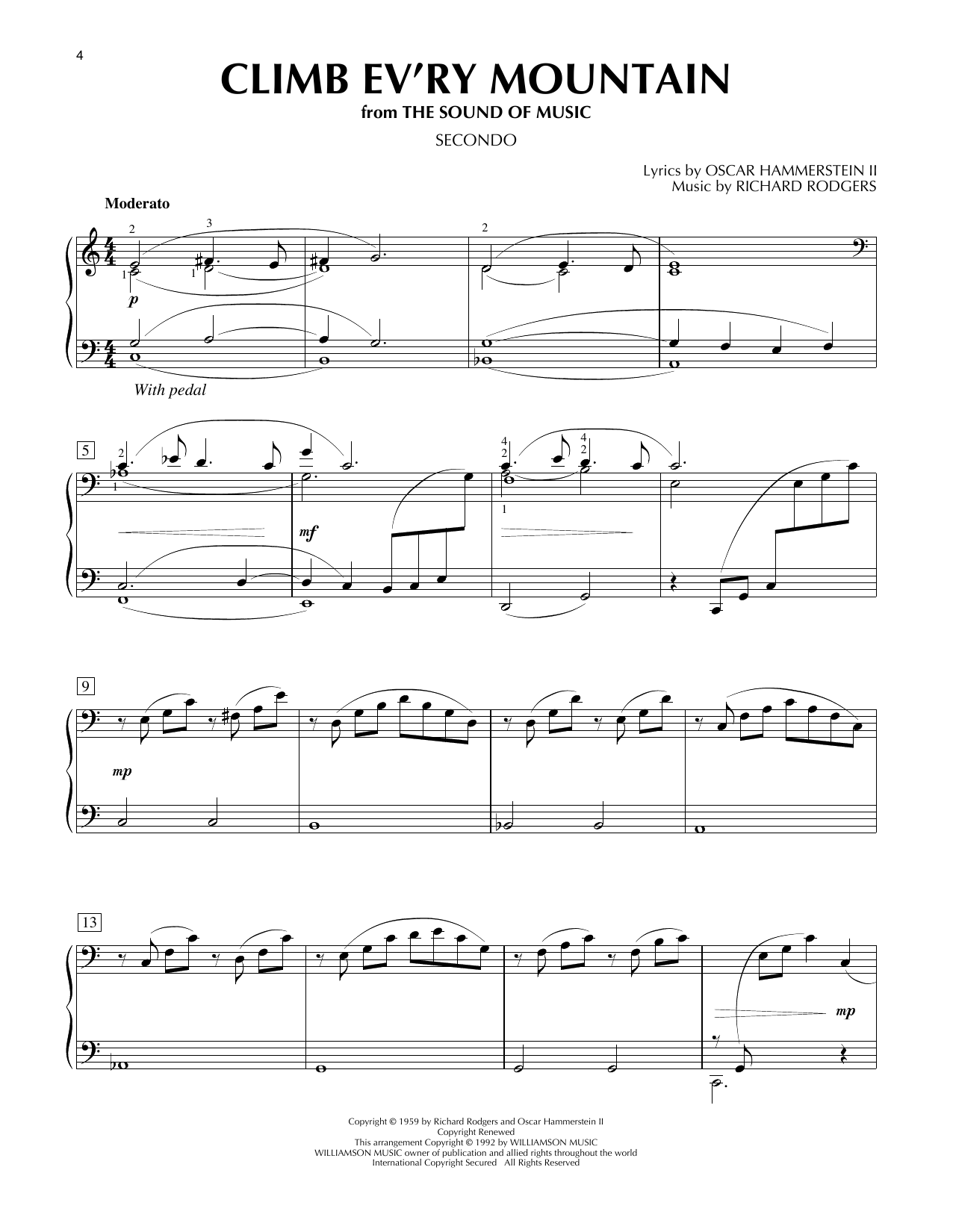 Climb Ev'ry Mountain (from The Sound Of Music)