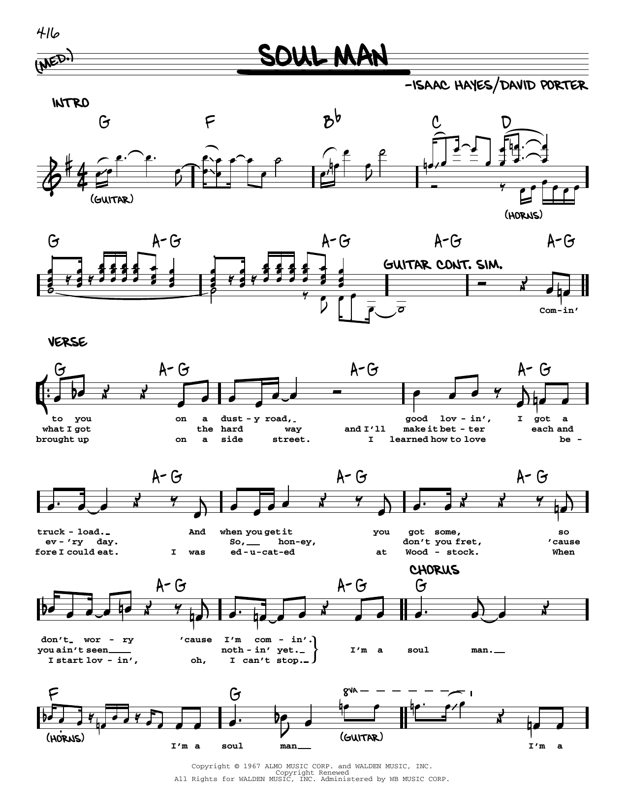 SOUL MAN PAR SAM DAVE PARTITIONS POUR REAL BOOK LIGNE DE M LODIE ET SOUL MAN PAR SAM DAVE PARTITIONS POUR REAL BOOK LIGNE DE M LODIE ET