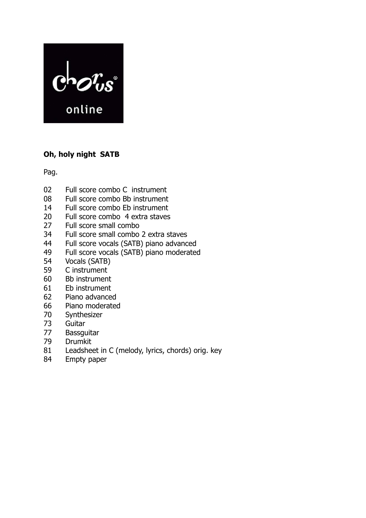 O Holy Night (arr. Martin Cornelissen): SATB Choral Octavo