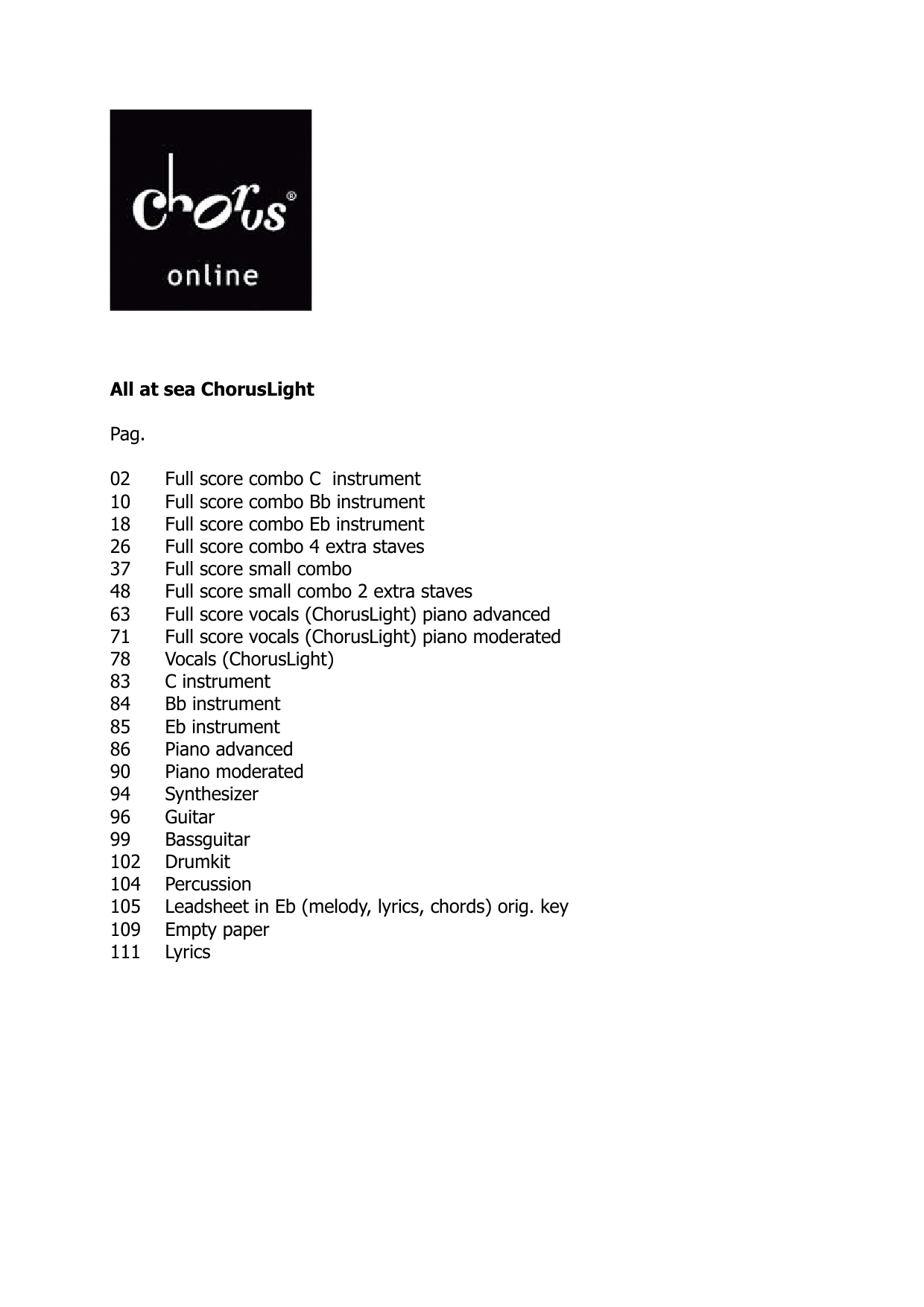 All At Sea (arr. Robert Ramaker): SAB Choral Octavo