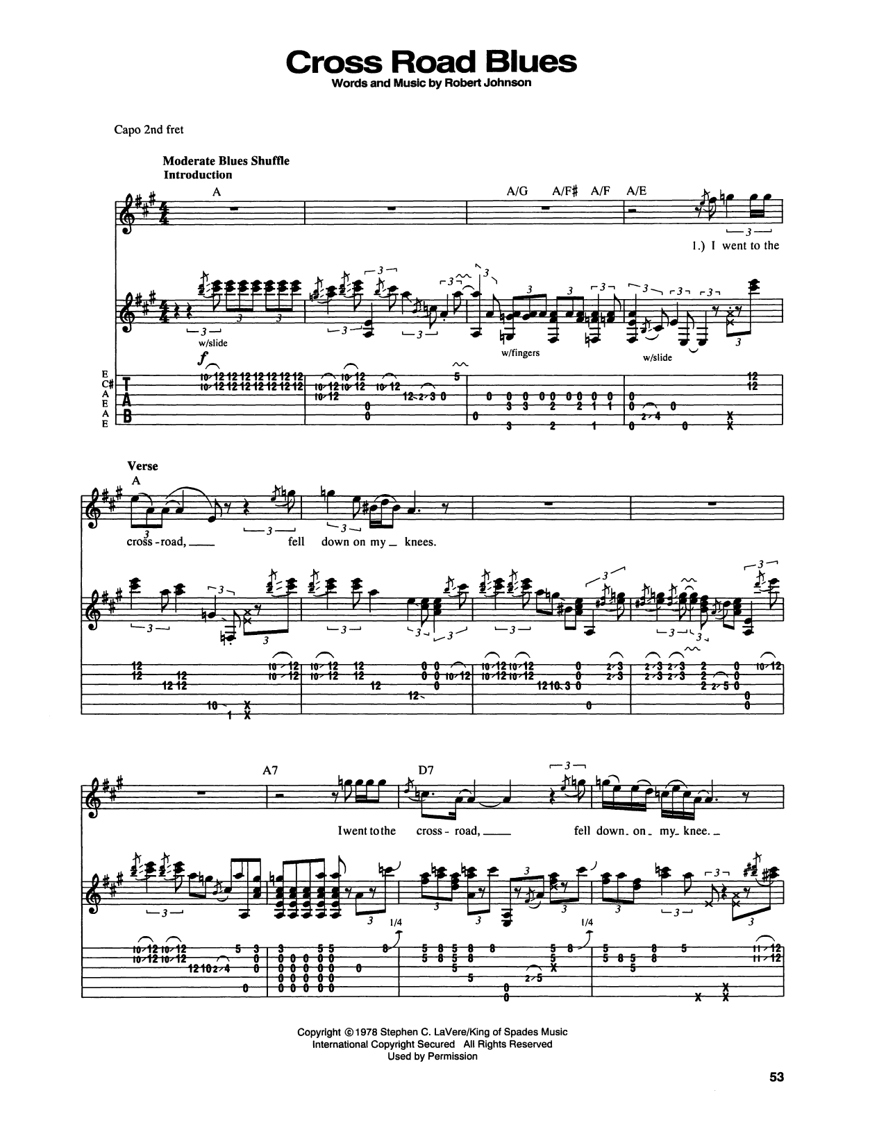 Cross Road Blues (Crossroads)