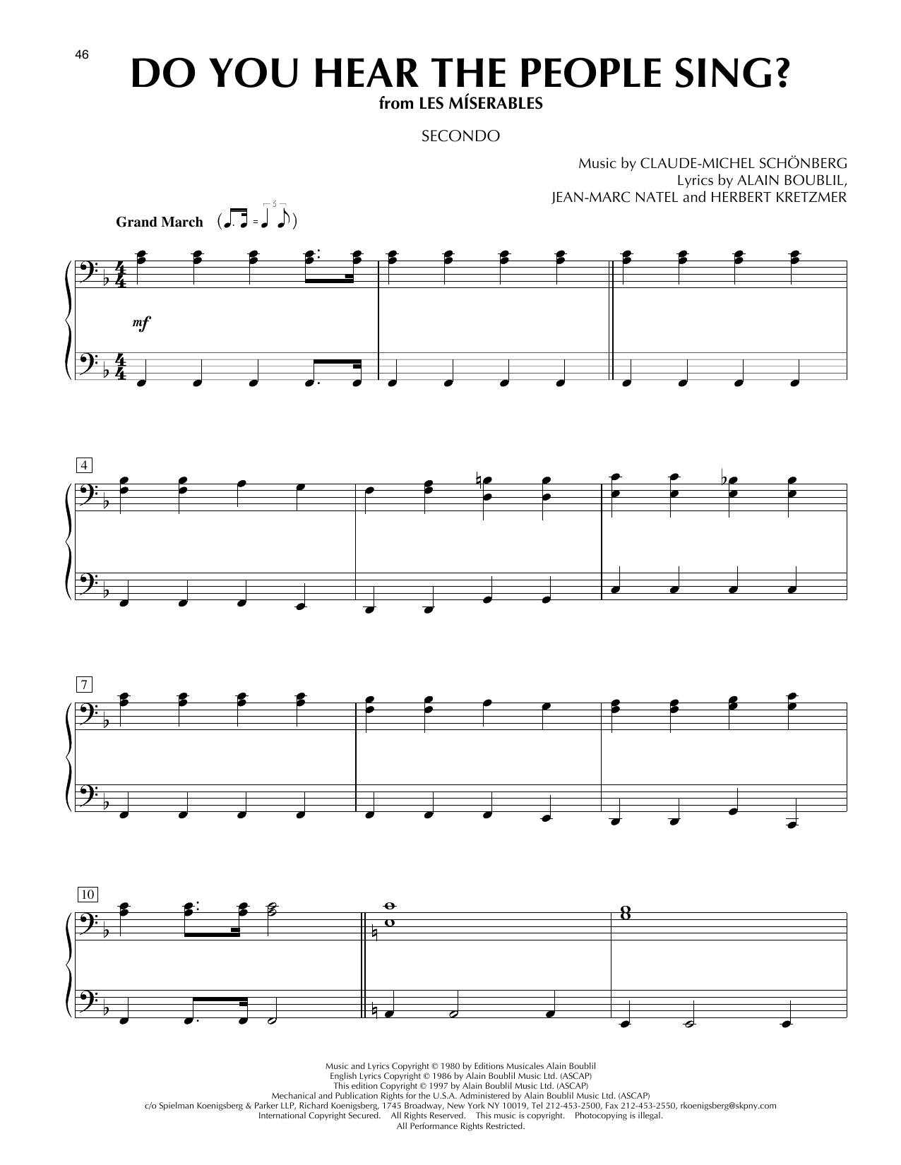 Do You Hear The People Sing? (from Les Miserables)