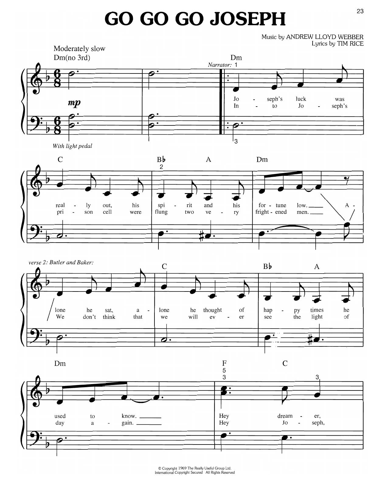 Go Go Go Joseph (from Joseph and the Amazing Technicolor Dreamcoat)